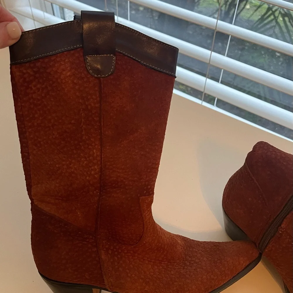 Cowboy Boots From Argentina with Suede/Leather - Picture 9 of 9